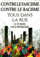 Contre le racisme et contre le fascisme tou(te)s dans la rue le 22 mars
