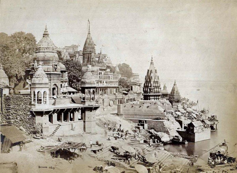 benares burning ghats 1866