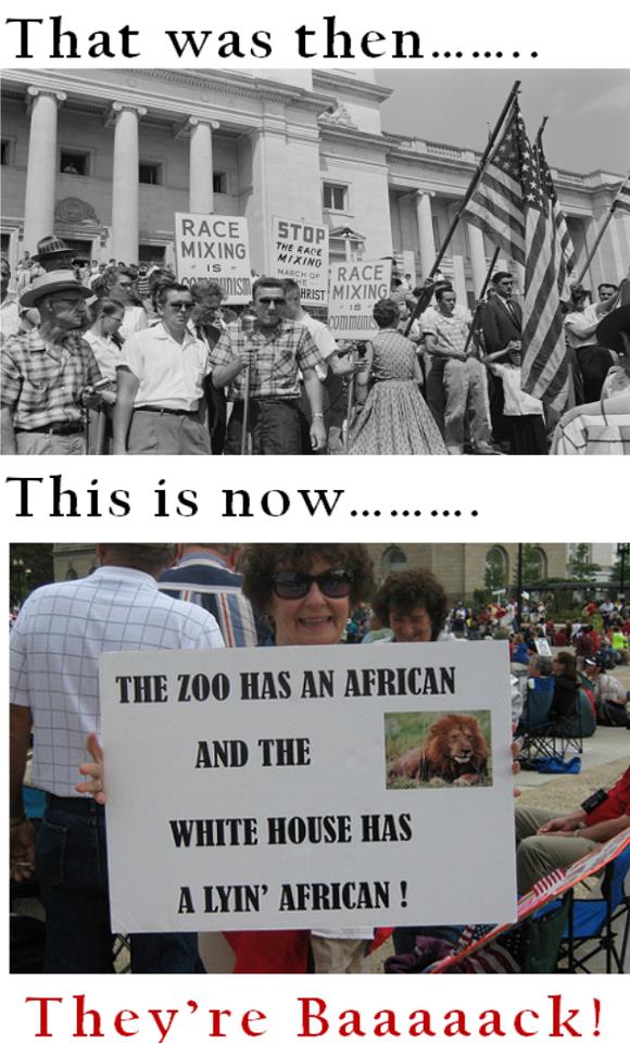 racism then and now
