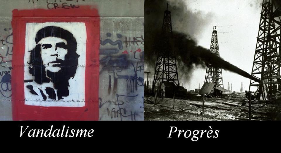 Vandalisme vs Progrès