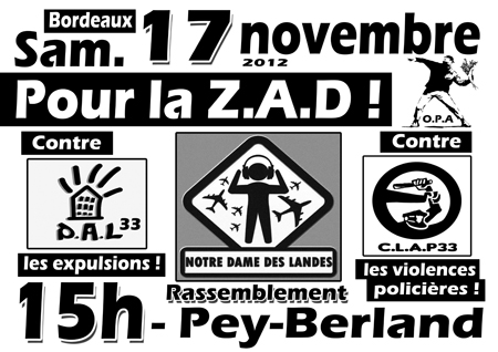 Rassemblement - Soutien à la Z.A.D