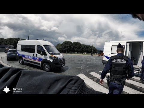 #PARIS 19/5/2021 * ARRESTATION ARBITRAIRE DE GASPARD GLANZ AVANT LA MANIFESTATION DE LA POLICE