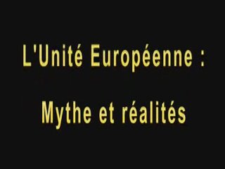 Europe : mythe et réalités