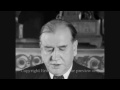 Déclaration de Guerre en septembre 1939 - Daladier s'exprime devant les caméras.