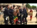 Evacuation des Indignés de Montpellier - Démocratie Réelle Maintenant.